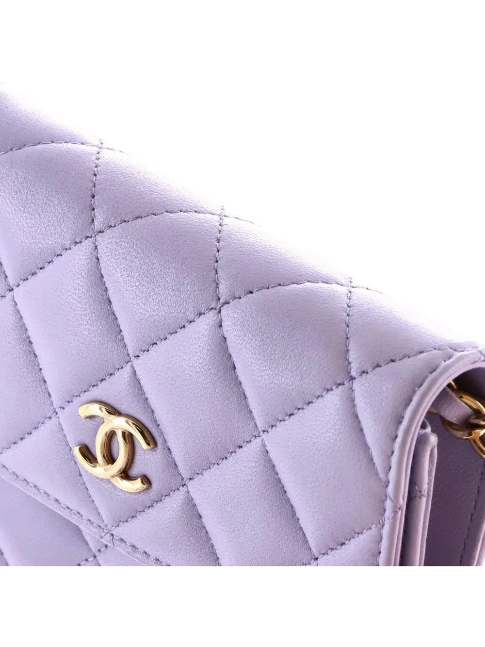 Chanel Bow Strap Card Holder On Chain #295140C20B
